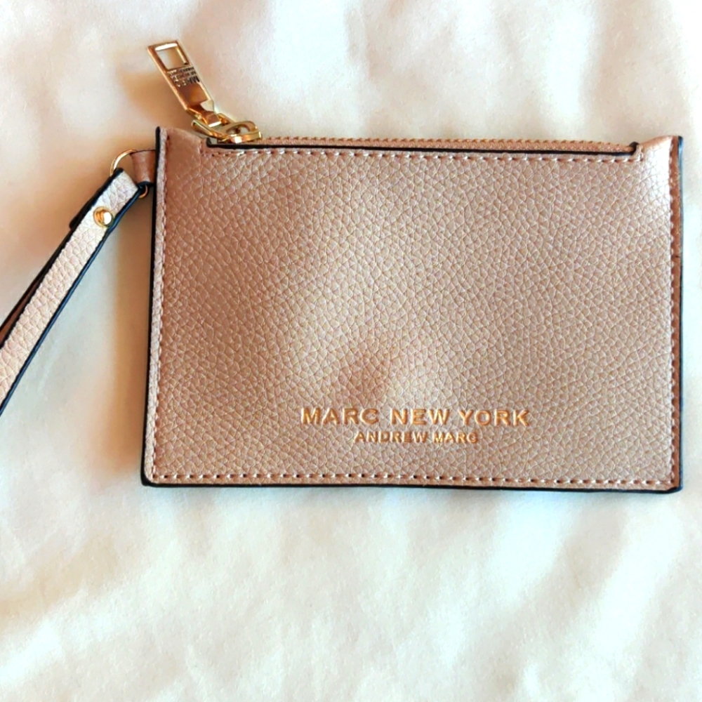 Marc New York Leather Coin Purse (Dusty Rose)
